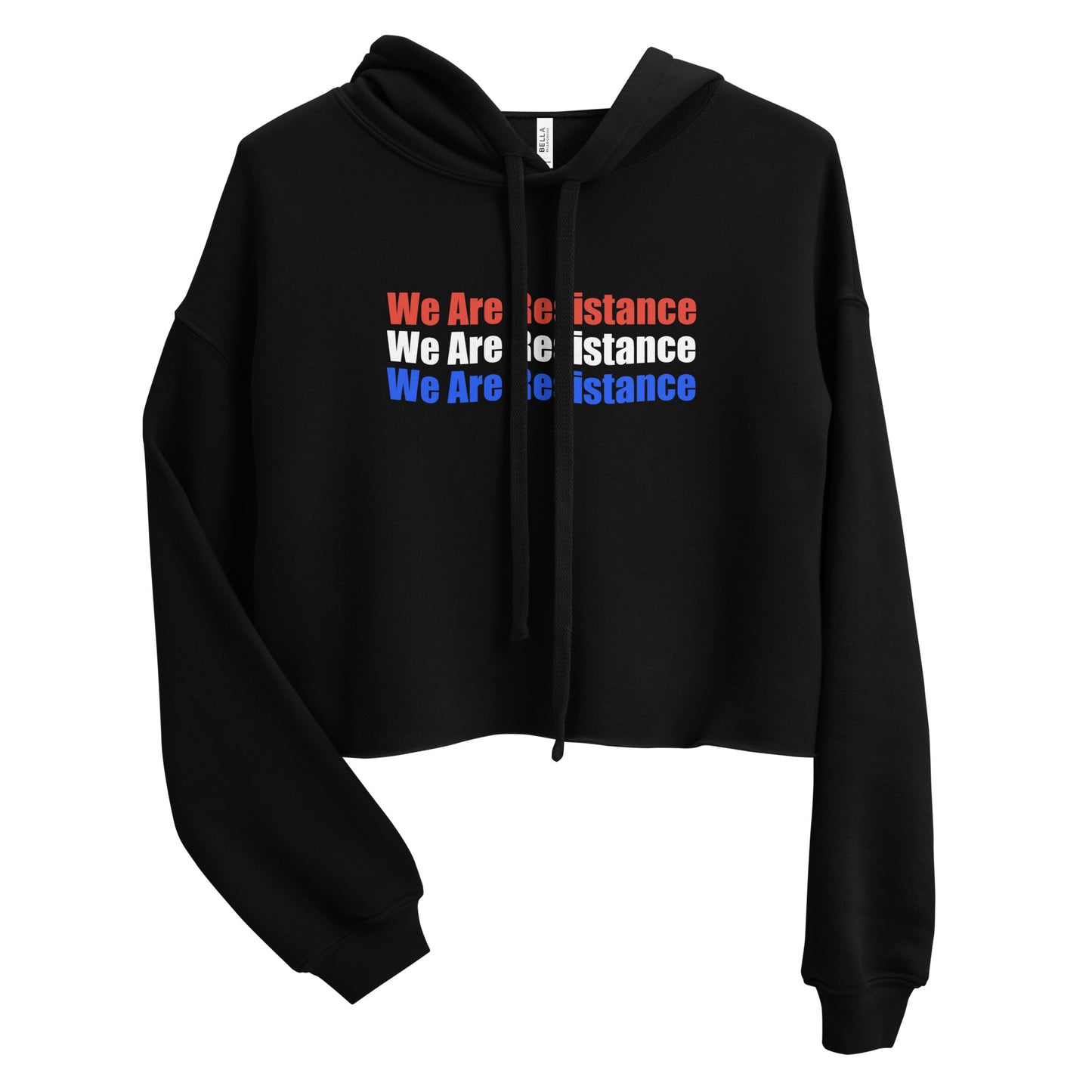 We Are Resistance RWB Crop Hoodie