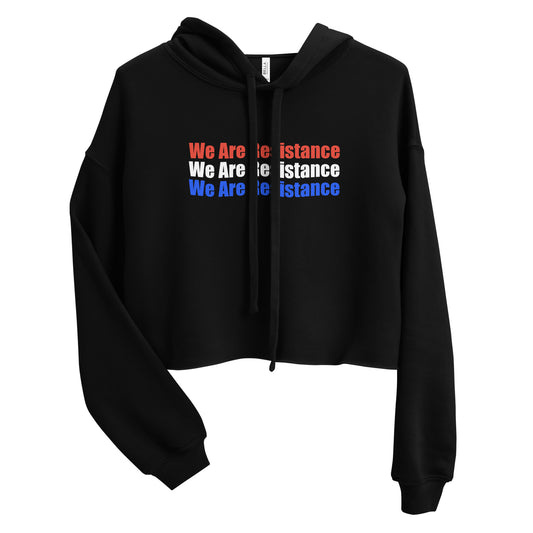 We Are Resistance RWB Crop Hoodie